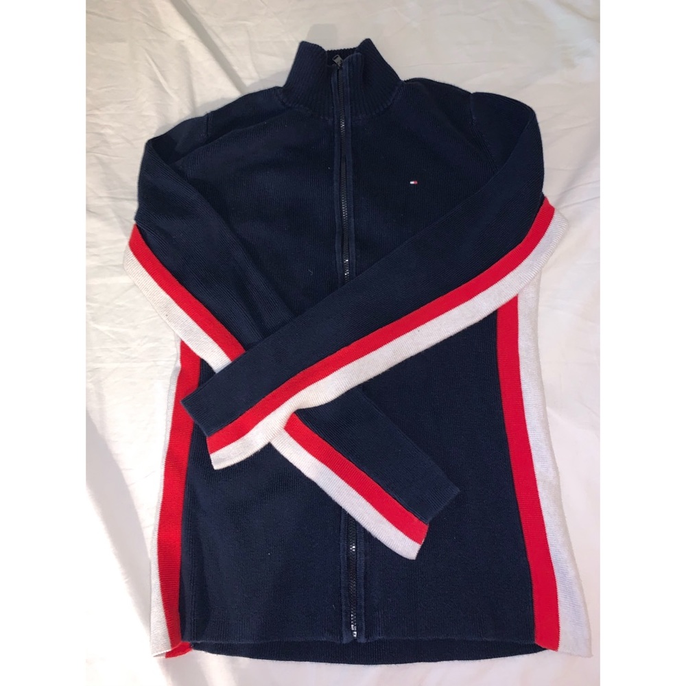 Tommy Hilfiger Womens Color Block Sweater